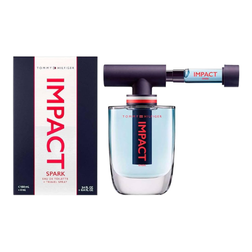 عطر تومي هيلفيجر ايمباكت سبارك او دي تواليت 100مل + ترافل سبري 4مل